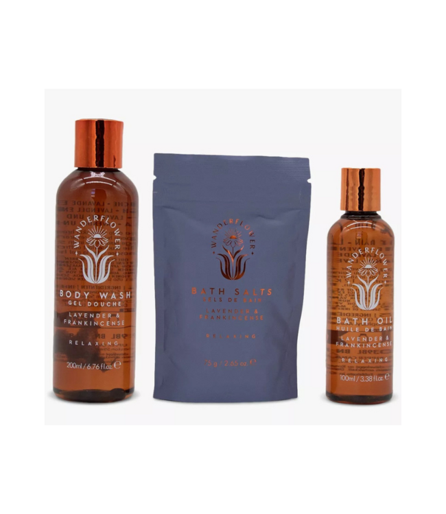 Lavender + Frankincense Bath Set 3pcs.