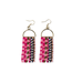 Allison Earrings-Hot Pink