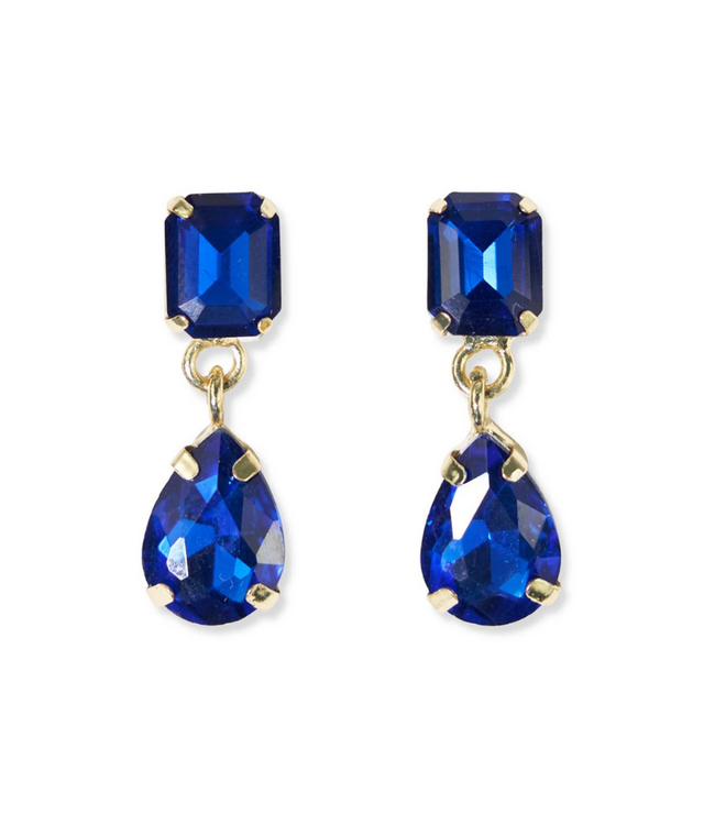 Allysa Solid Earrings-Blue