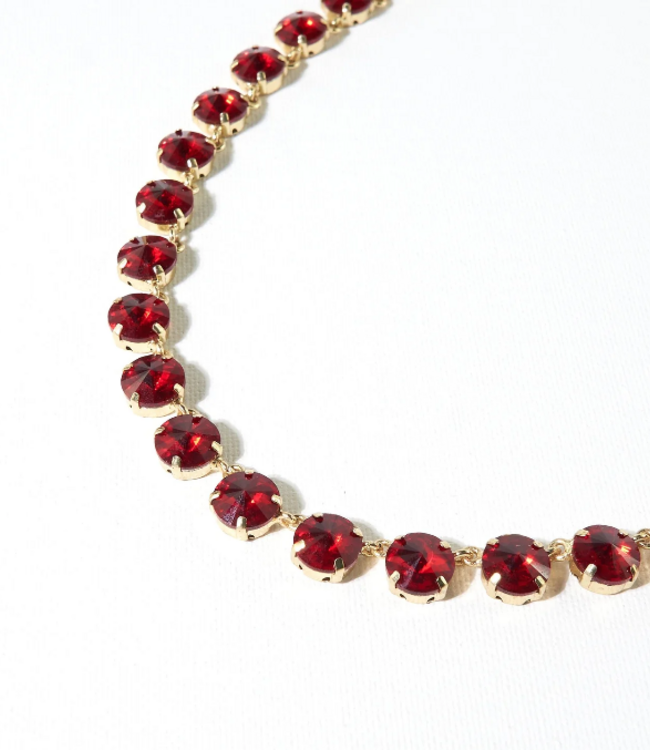 Aurora Prism Necklace-Red