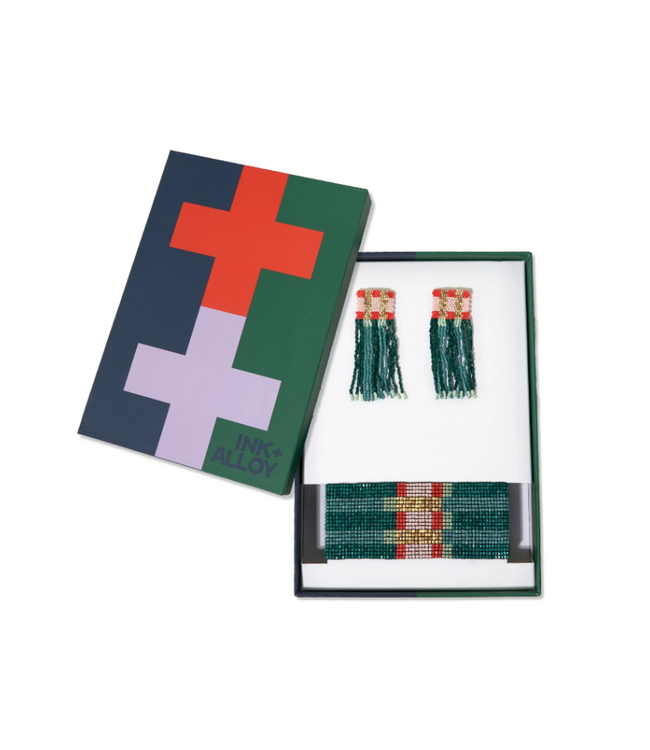 Ava + Brooklyn Earrings And Bracelet Set