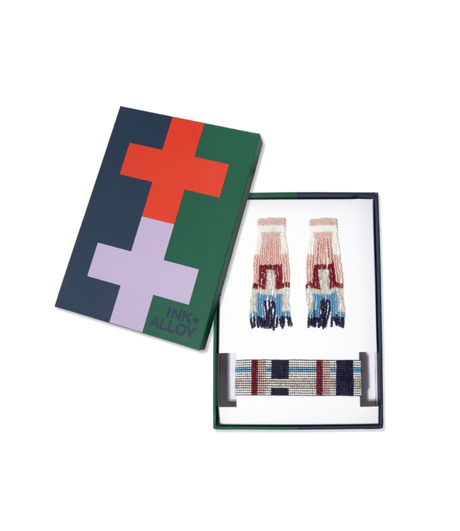 Belle + Kenzie Earrings and Bracelet Set-Copenhagen