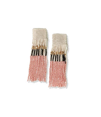 Ink + Alloy Belle Fringe Earrings-Blsh