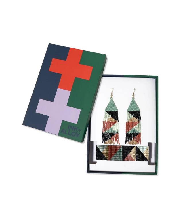 Brittany + Kenzie Earrings and Bracelet Set-Highlands