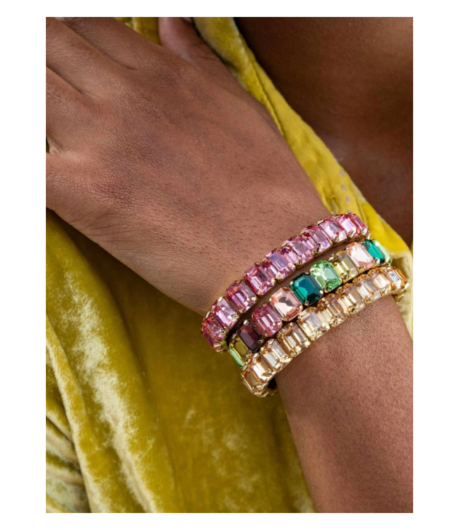 Etta Stretch Bracelet-Blush