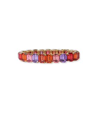 Ink + Alloy Etta Stretch Bracelet-Coral