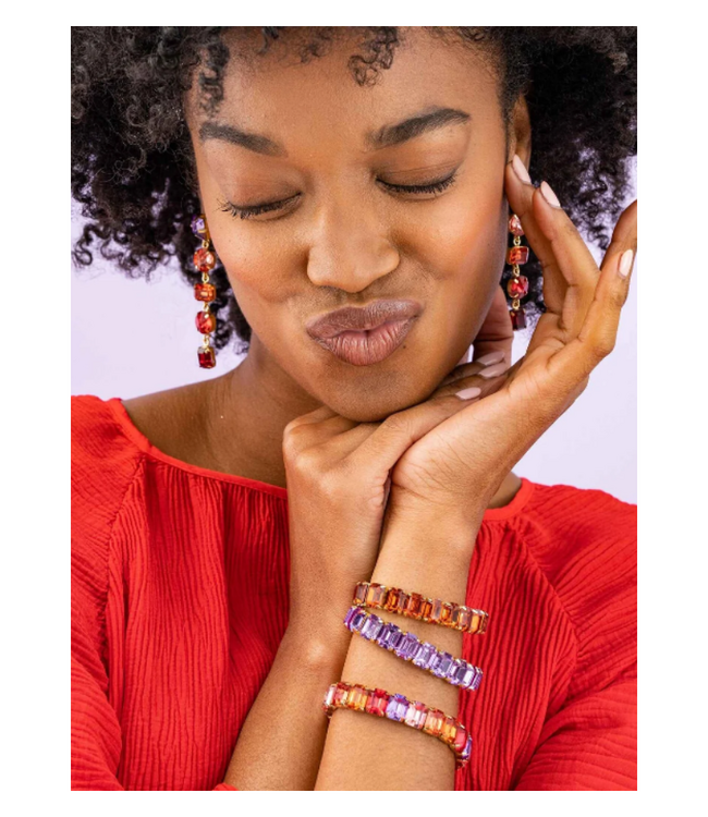 Etta Stretch Bracelet-Lavender