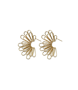 Ink + Alloy Florence Fanned Layered Loops Earrings