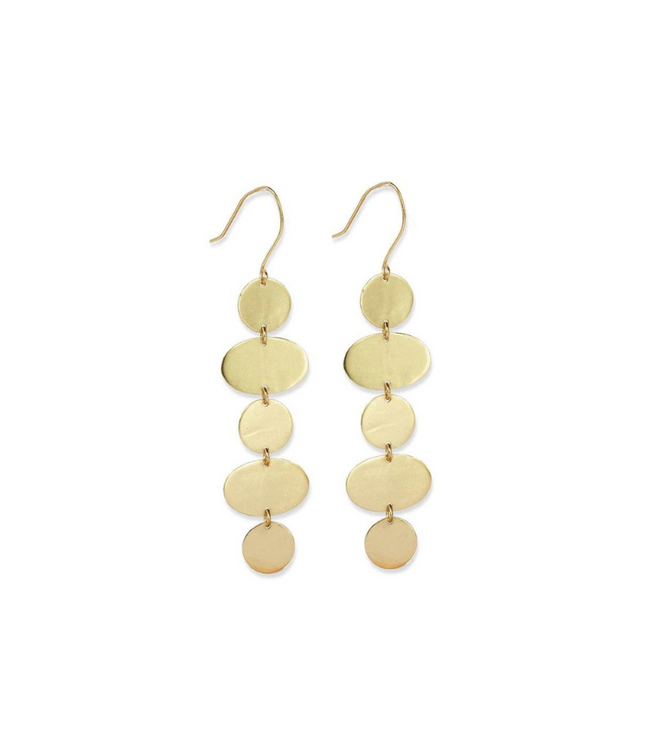 Gretchen Oval Circle Earrings