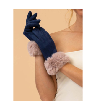 Powder Design Bettina Gloves Navy & Taupe