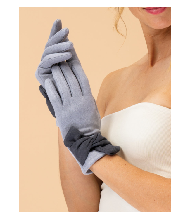 Henrietta Gloves Mist & Slate