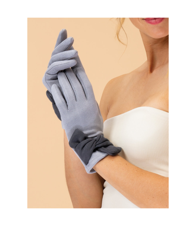 Powder Design Henrietta Gloves Mist & Slate