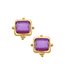 Susan Shaw Madeline Pink French Glass Studs