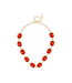 Red Rectangle Crystal Choker Necklace