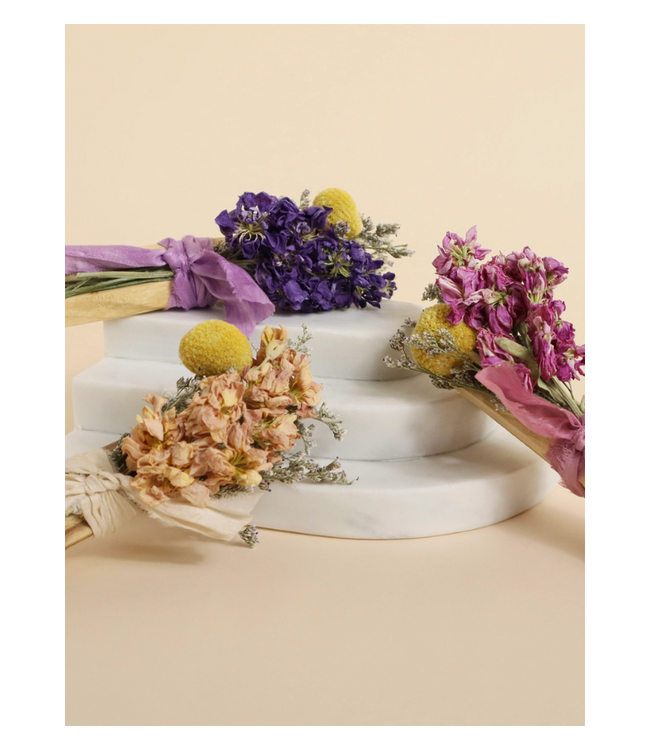 Peruvian Palo Santo + Craspedia Billy Ball | Purple