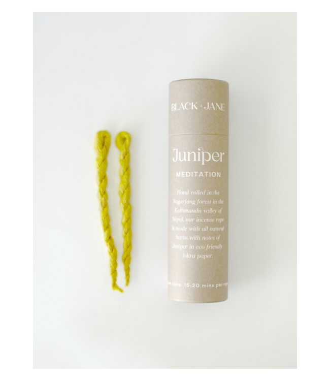 Nepal Meditation Incense Rope | Juniper