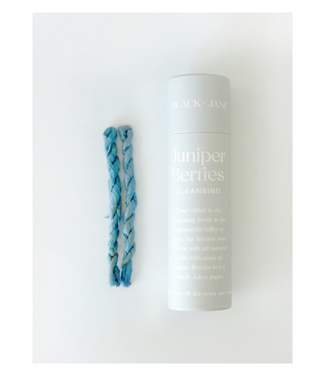 Black + Jane Nepal Meditation Incense Rope | Juniper Berries