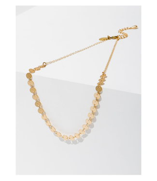 Candra Necklace in Circles Gold