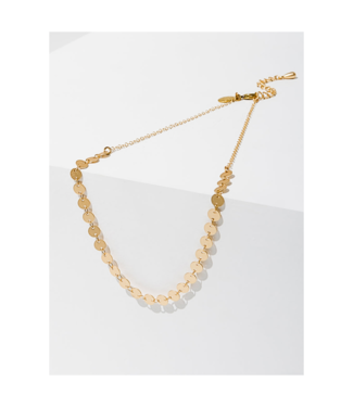 Larissa Loden Candra Necklace in Circles Gold