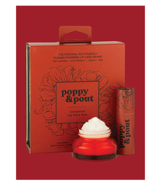 Poppy & Pout Cinnamint Lip Care Duo