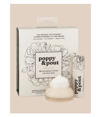 Poppy & Pout Marshmellow Creme Lip Care Duo Poppy & Pout Marshmellow Creme Lip Care Duo