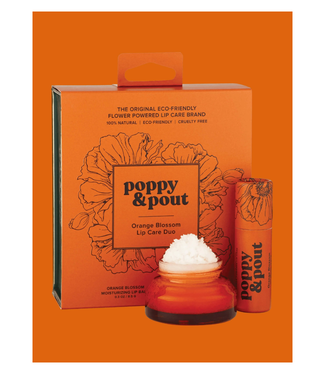 Poppy & Pout Orange Blossom Lip Care Duo