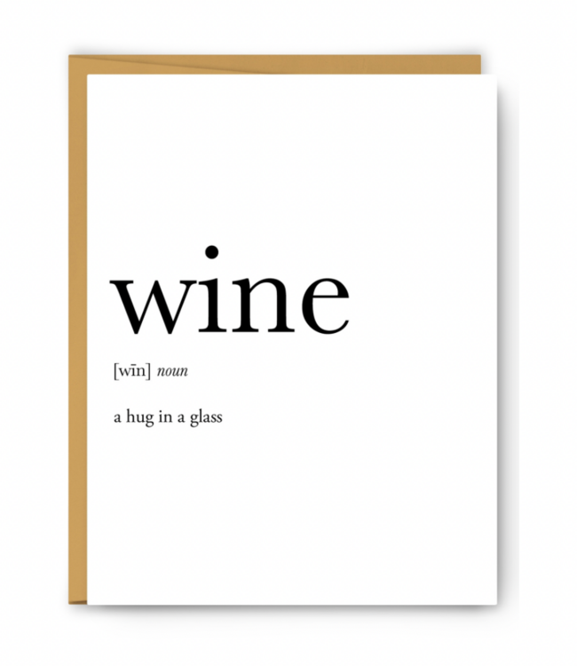Wine Definition Card