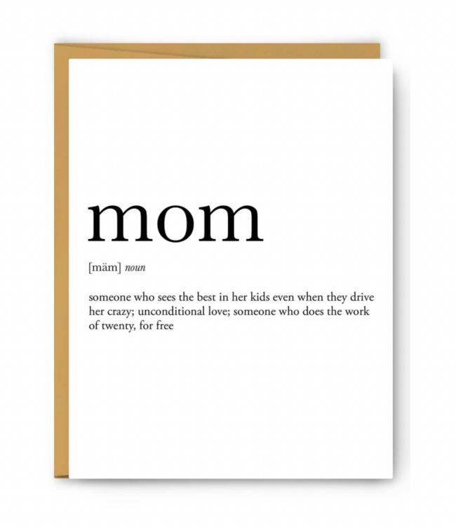 Mom Definition Card