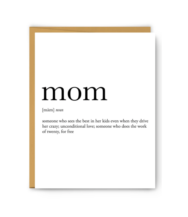 Mom Definition Card