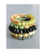 David Aubrey Green and Black Wrap Bracelet