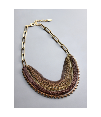 David Aubrey Multi-strand Chain Necklace