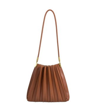 Melie Bianco Carrie Saddle Pleated Bag