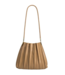 Melie Bianco Carrie Taupe Pleated Bag