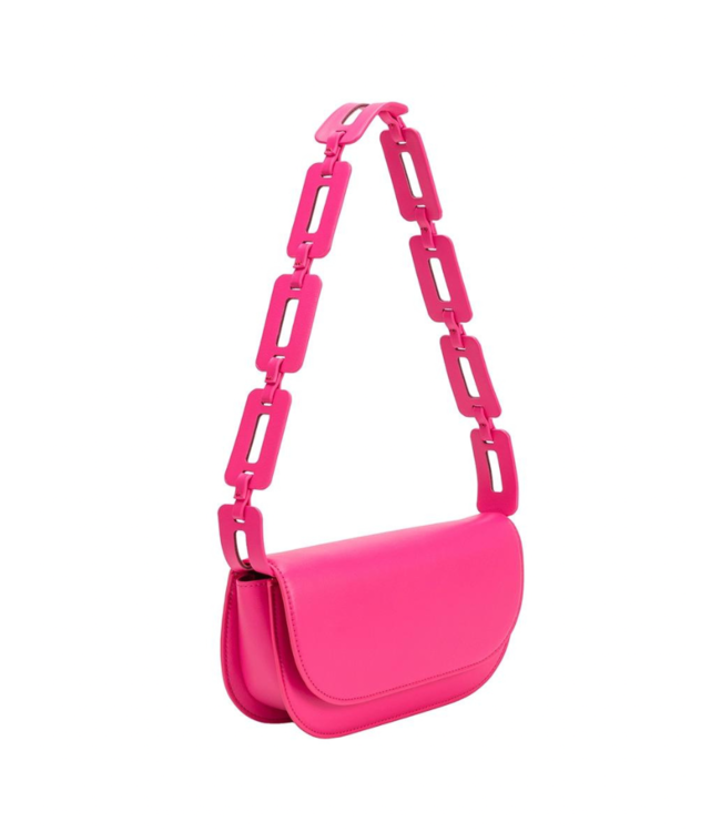 Melie Bianco Inez Neon Pink Crossbody Bag