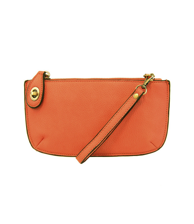 Mini Crossbody Wristlet  Orange