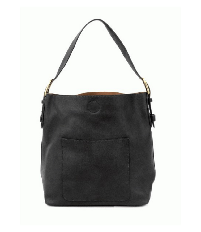 Hobo Black Handle Handbag Black