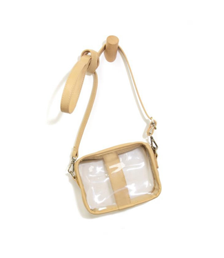 Rita Clear Camera Bag Tan