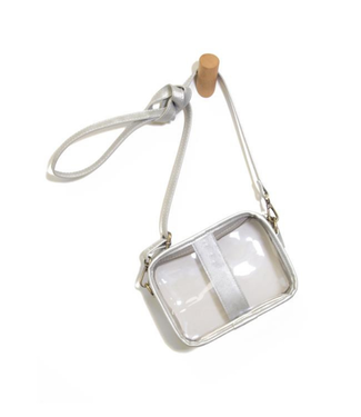 Joy Susan Rita Clear Camera Bag Silver