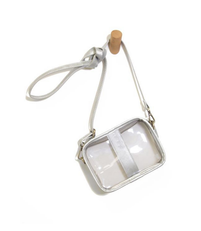 Rita Clear Camera Bag Silver