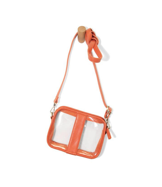 Rita Clear Camera Bag Orange