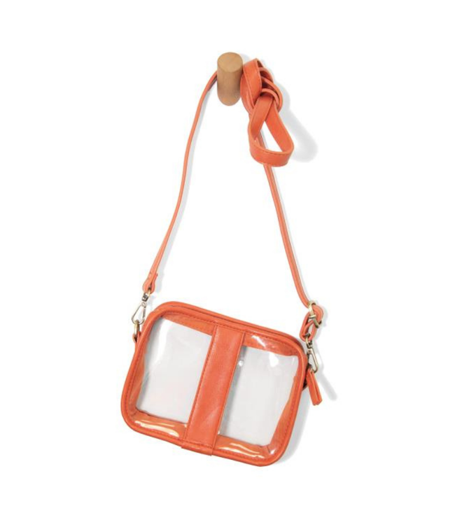 Rita Clear Camera Bag Orange