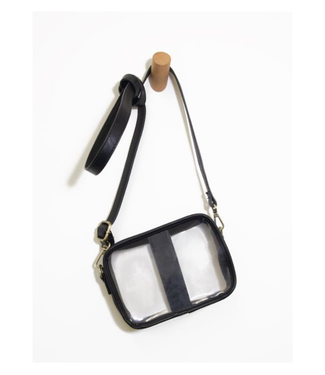 Joy Susan Rita Clear Camera Bag Black