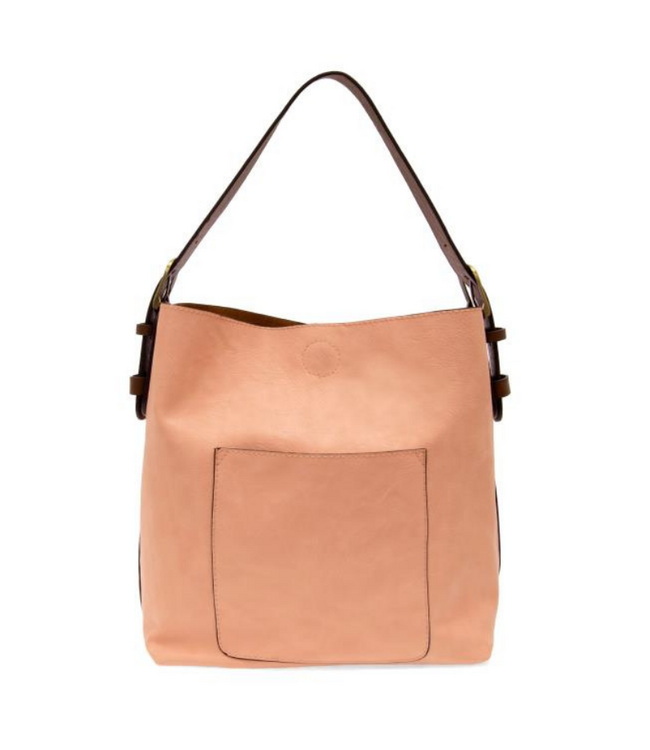 Hobo Handbag Crepe Pink