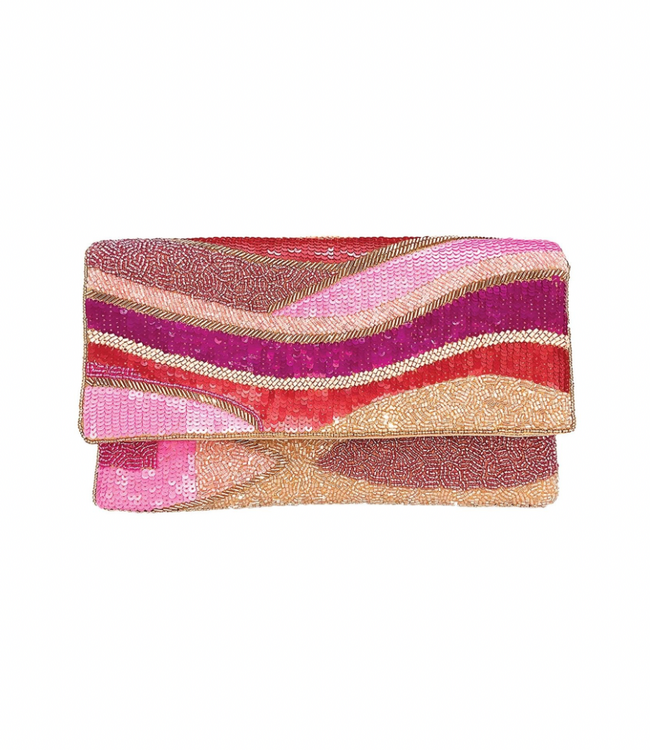 Pastel Pattern Clutch