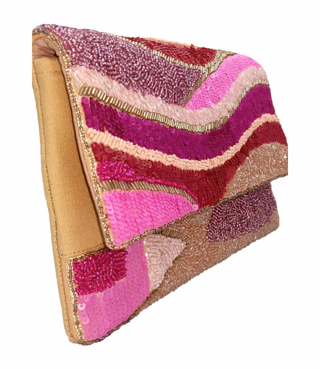 Pastel Pattern Clutch