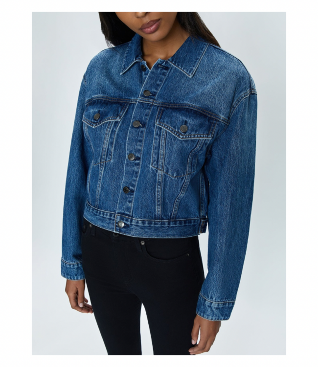 Tatum Cropped Trucker