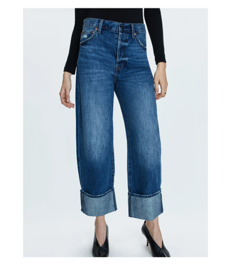 Pistola Ryder High Rise Cuffed Straight Jeans