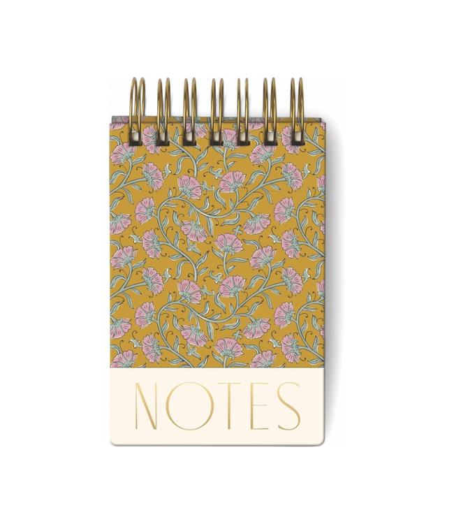Designworks Gold Vintage Floral Chunky Notepad