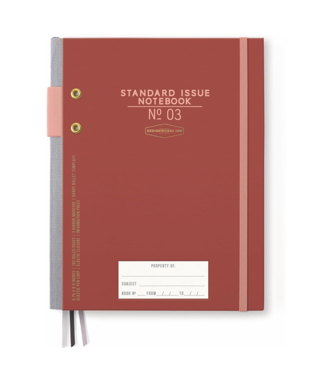 Designworks Rosewood + Blush Standard Issue Planner
