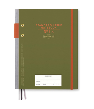 Designworks Army Green + Chili  Standard Issue Planner